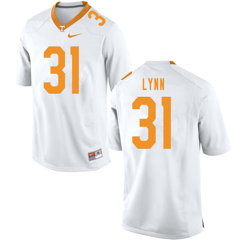 Men #31 Luke Lynn Tennessee Volunteers College Football Jerseys Sale-White - Click Image to Close